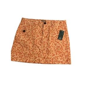 Wild Fable Floral Mini Size 8 Skirt NWT